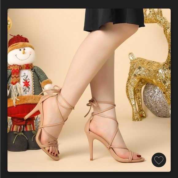 Lace Up Heels - Picture 1 of 8